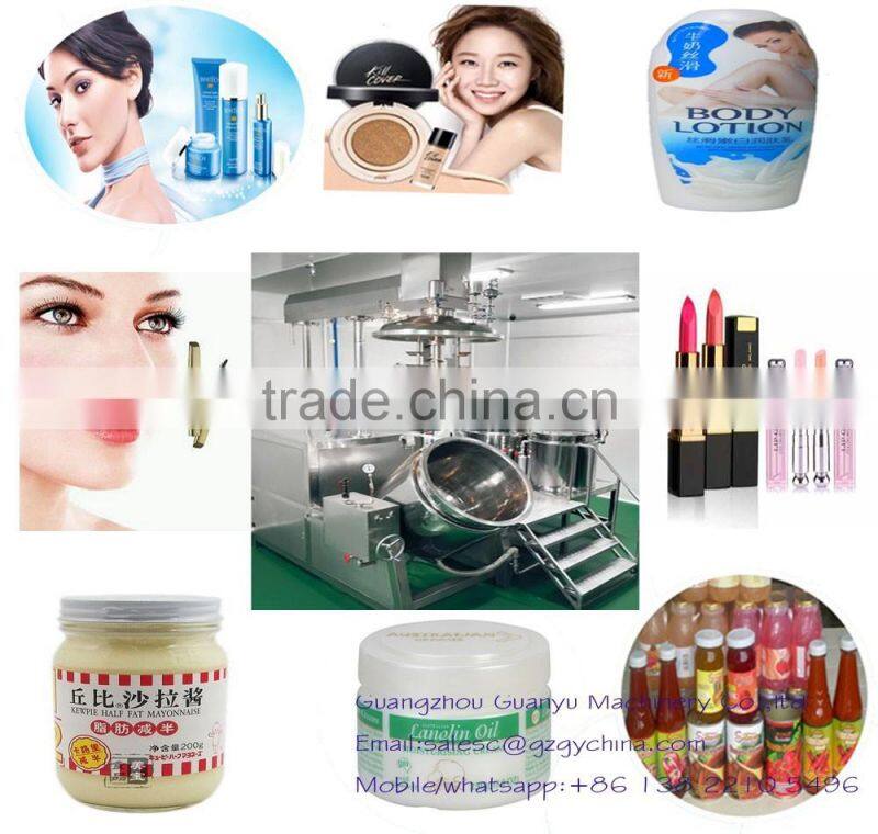 good price vacuum emulsifying mixer for mayonnaise heating,mixing and homogenizing