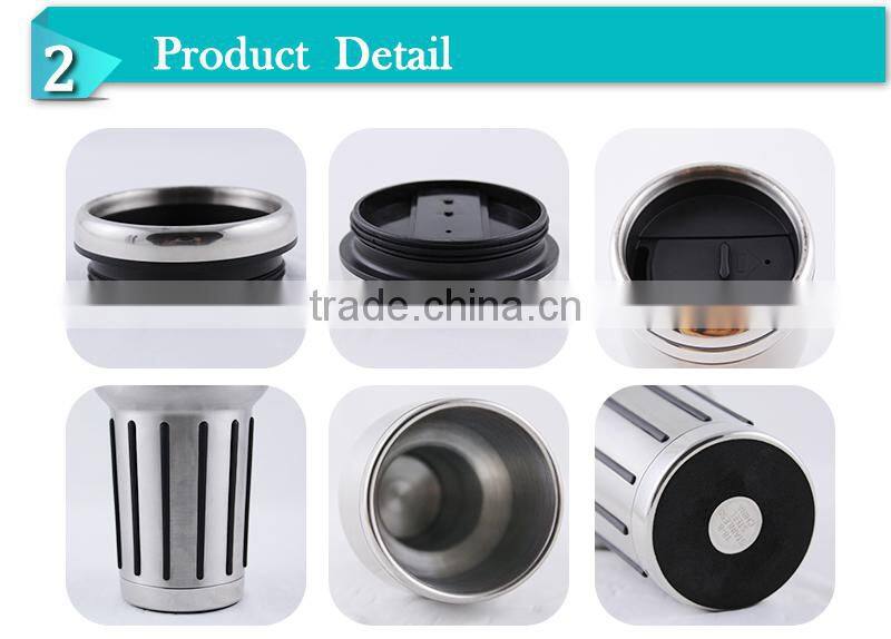 High Grade double wall 500ml stainless steel thermos vacuum travel mug