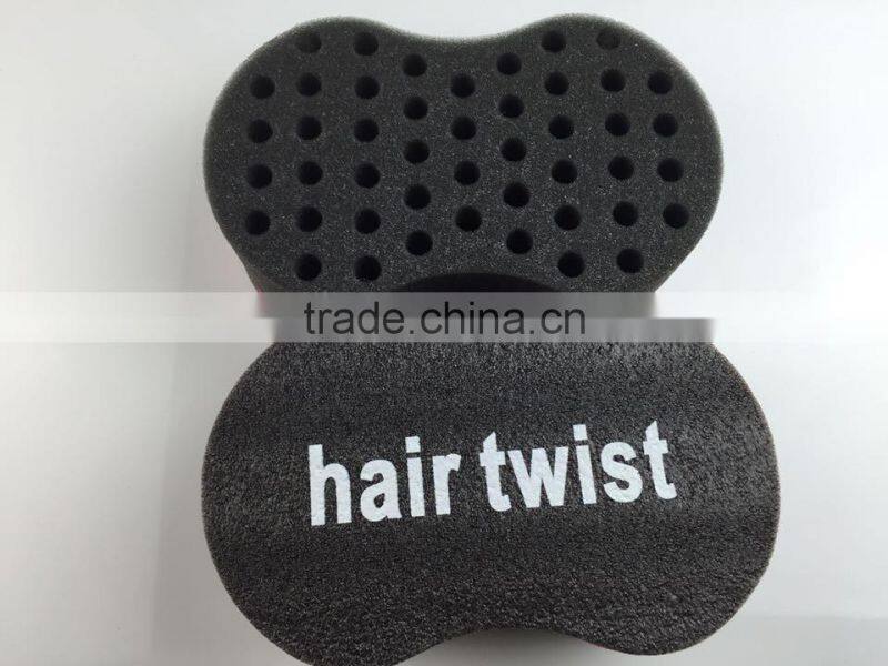 TOP US!!! Hair twist sponge brush locs/mans curve hair brush