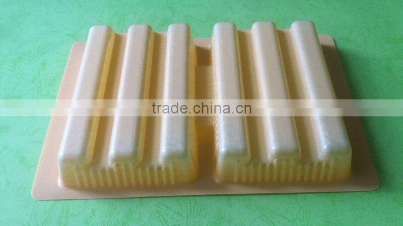 medical blister plastic tray with dividers for capsule packing