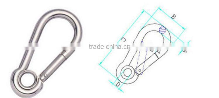 Linyi Supply Carbon Steel Eyelet Snap Hook