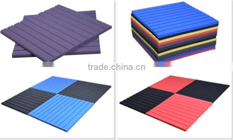High quality customized acoustic foam panels / High density soundproofing foam with wedge/egg/pyramid shape