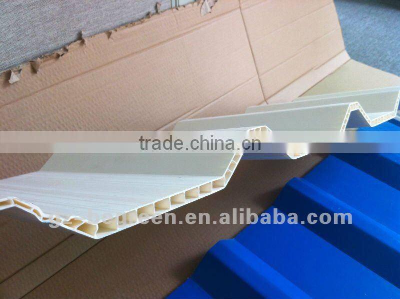 PVC hollow roofing tile, top roof cover, constructoin material