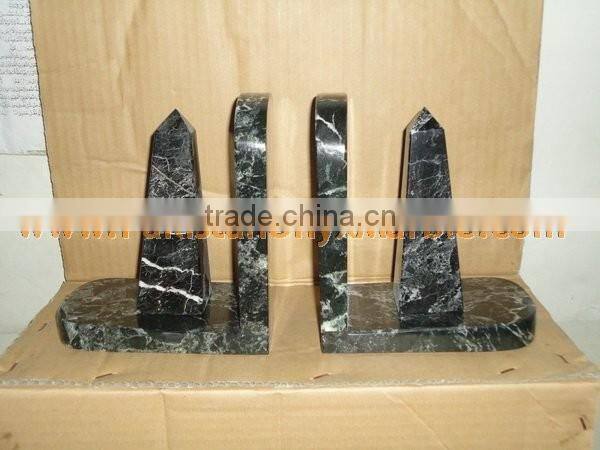 DECORATIVE MARBLE BOOKENDS