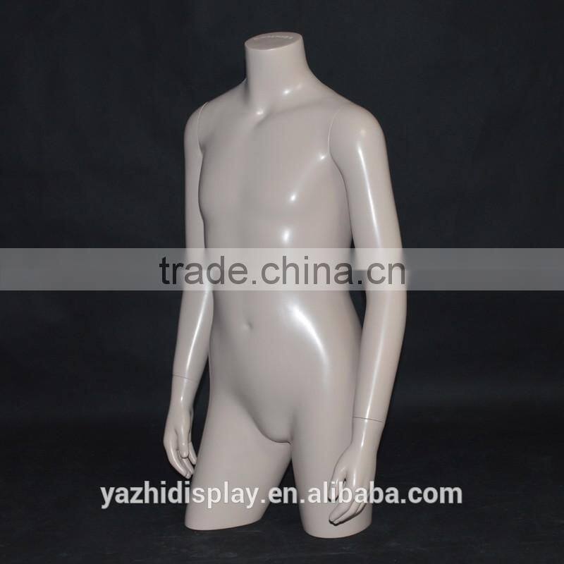 Realistic boys child torso mannequin for window display