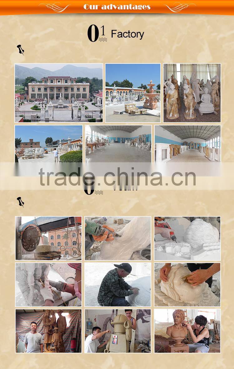 European graceful the moon god statue in marble