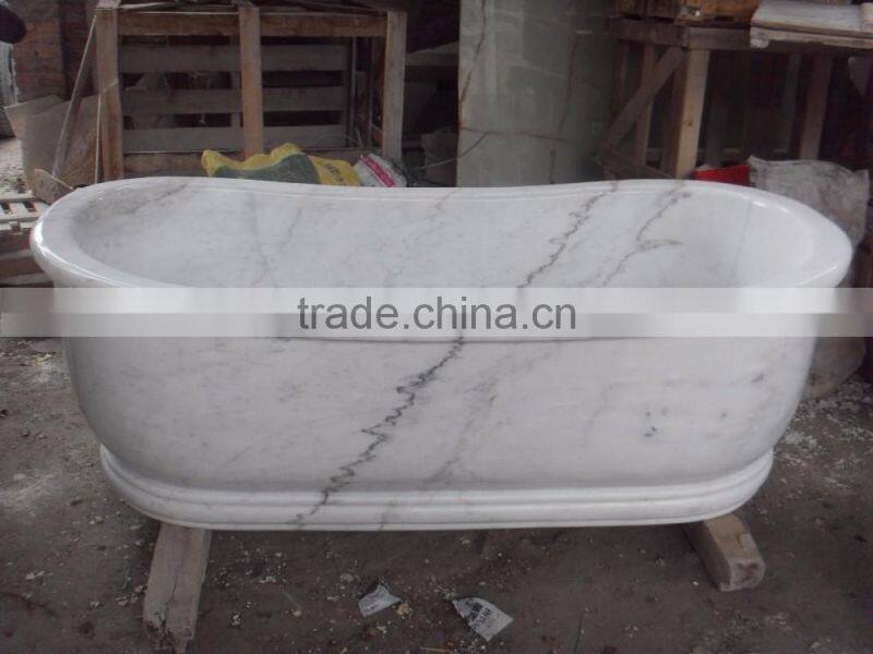 marble shower sink/white stone shower sink