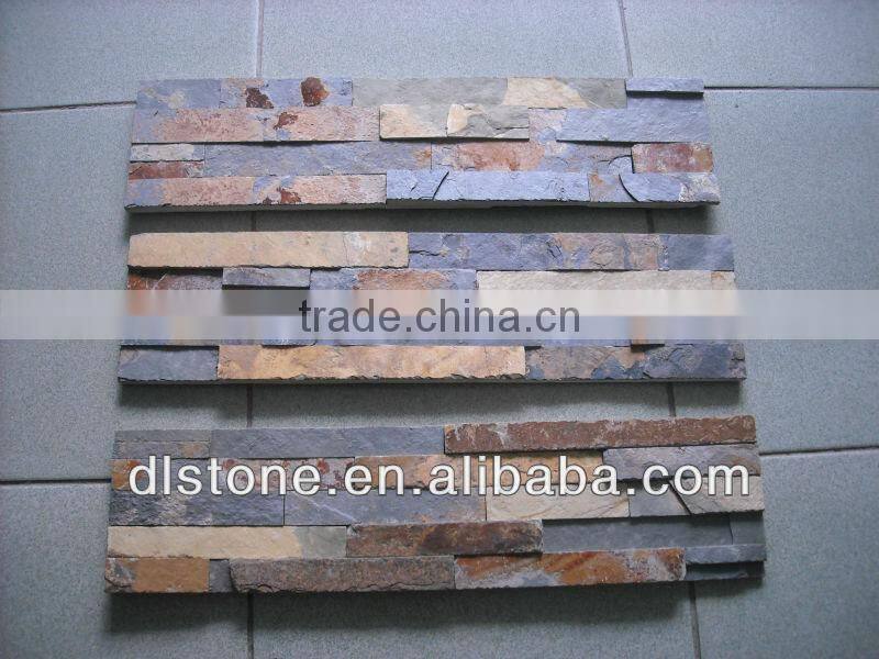 Rusty Slate Culture Stone Wall Cladding for Decoration 60*15 Low Price