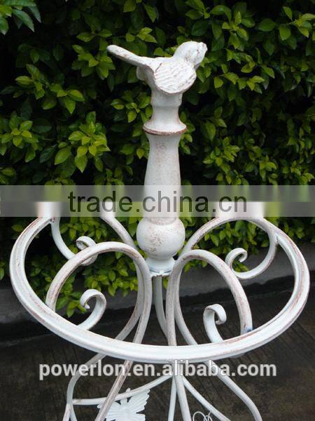 Vintage Stylish White Umbrella Stand Storage Holder Garden Ornament