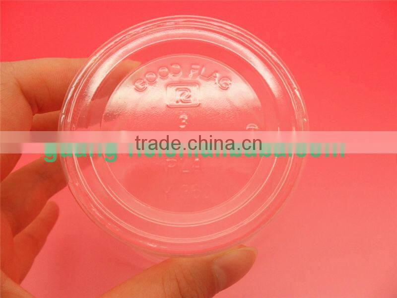 one-time/one-off compostable Plastic PLA(polylactic acid) ice cream cup