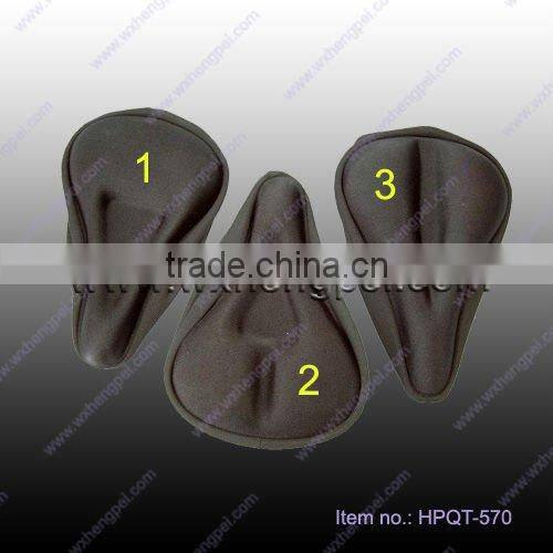 Gel bicycle saddle cover