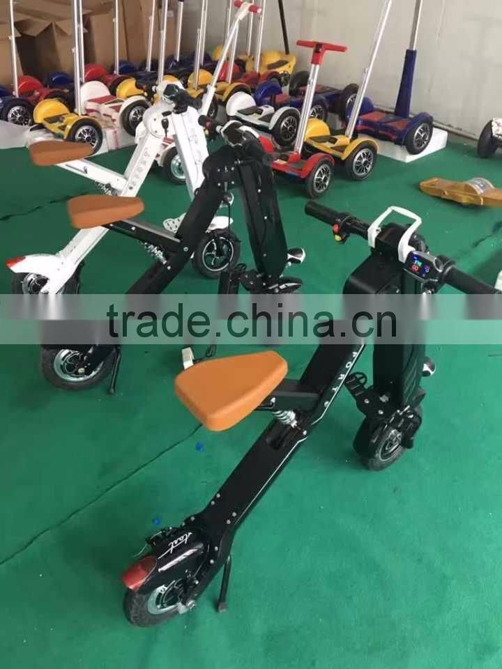 New Arrival Light K10 Electric Folding Bicycle, 10inch 36V 400W Electro Bike, Mini Pocket Folding E-bike
