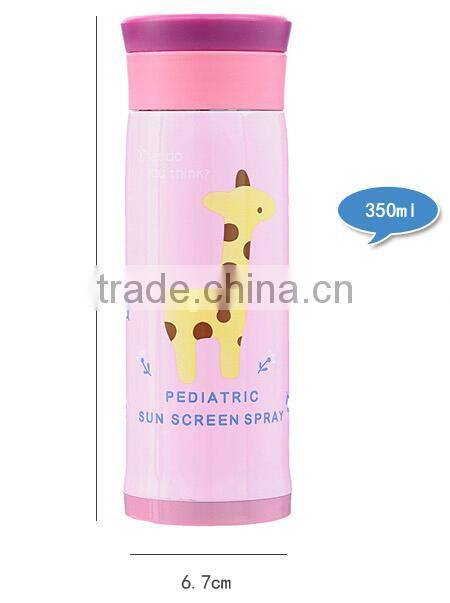 Supply Creative fashion Cartoon double stainless steel thermos cup / cold reserving cup (350ml)
