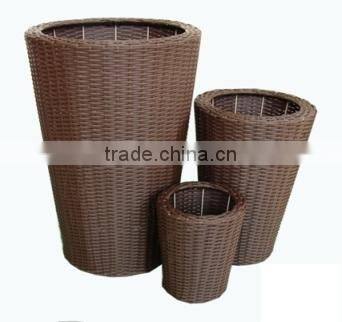 Garden Rattan Flower Pot