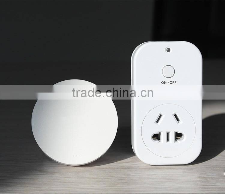 Battery-free Kinetic Energy Wireless Remote control Power Socket