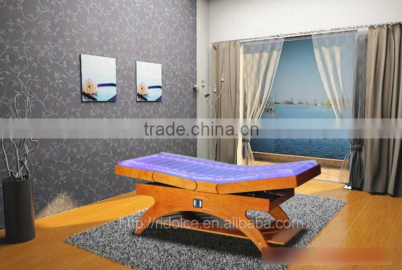 Wood multi functional therapy SPA Steam Bed Beauty bed used electric massage table DS-Z09D10