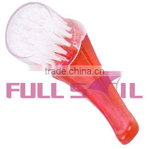 Plastic bath brush/scrub brush long handle