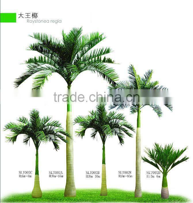 Top fake fiber glass palm tree indoor and outdoor decoration artificial outdoor palm trees