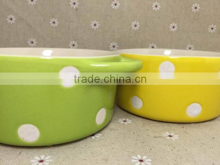 Wholesale stocked Personalized korean Ceramic Dinner Bowls