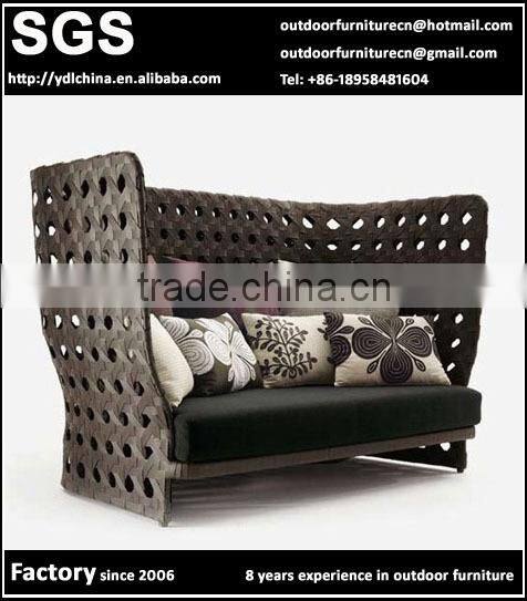 PE rattan furniture outdoor cube set