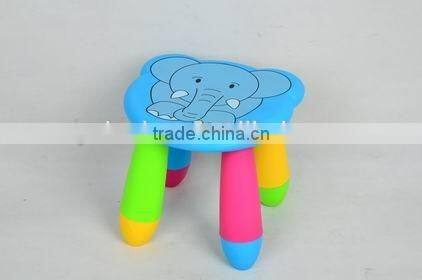 detachable lovely carton shape plastic kids stool