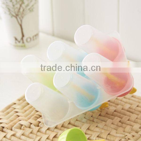 Plastic ice cream popsicle mold