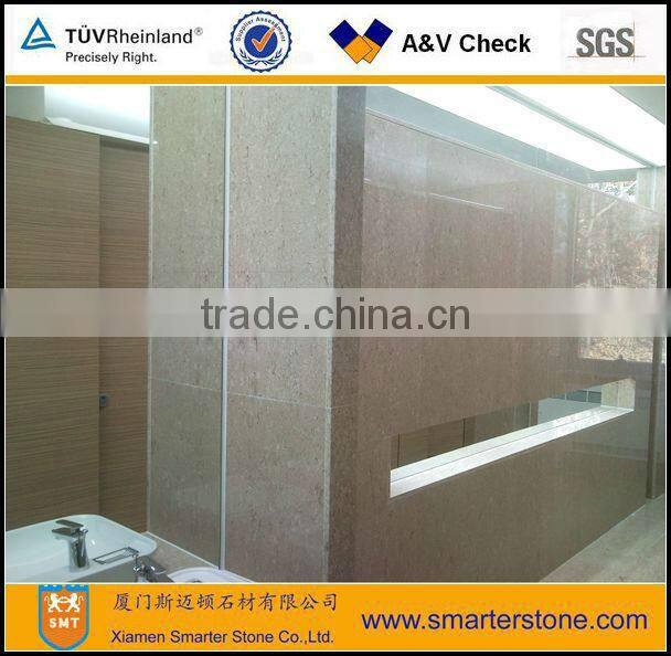 Image Beige Marble Wall Tiles for Bathroom