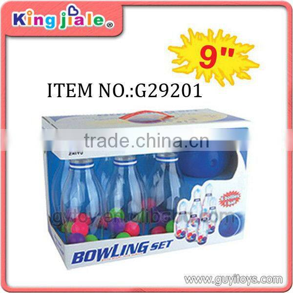 plastic bowling toy set