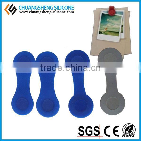 Silicone Magnetic Clips, magnetic badge clip, rubber plastic badge clip