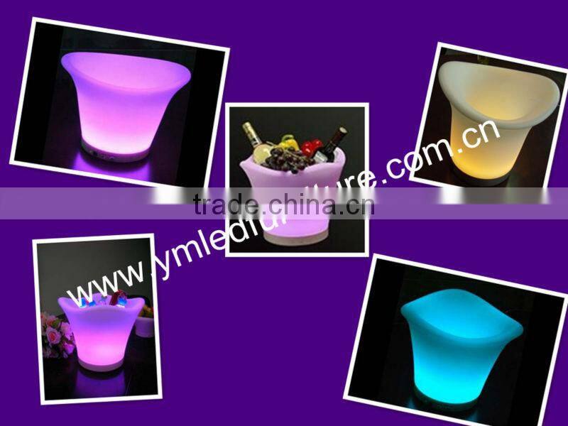 outdoor ice bucket/led light bucket/led nightclub furniture YM-LIB242024