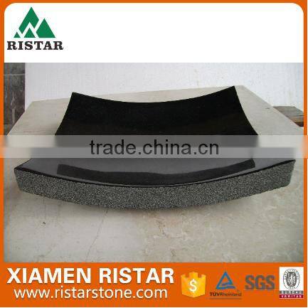 Natural square black marble stone bathroom basins and stone sinks RST-RB095
