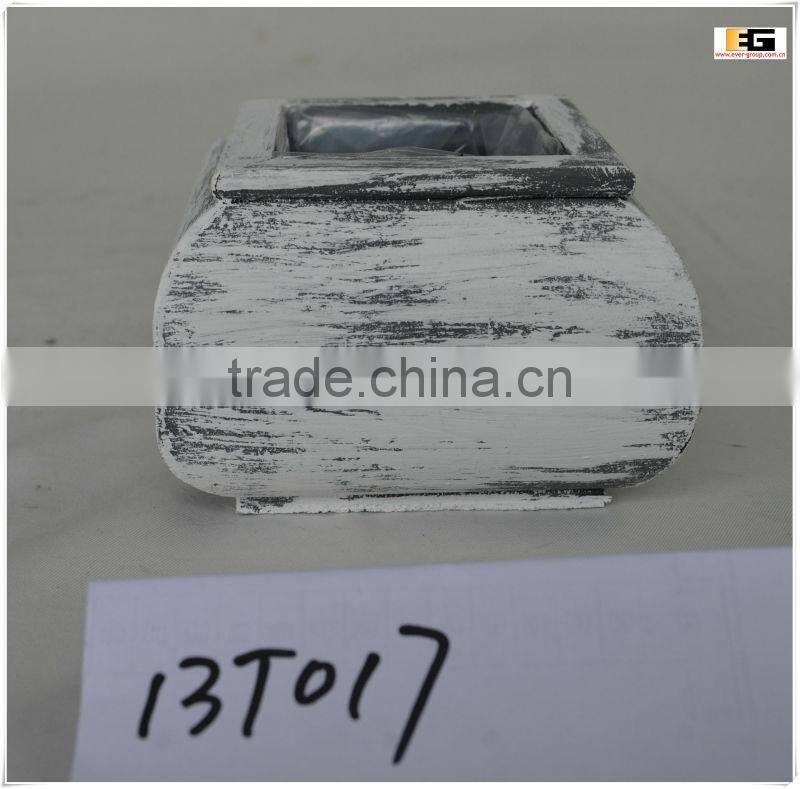 GARDEN WOODEN PLANTER POTS