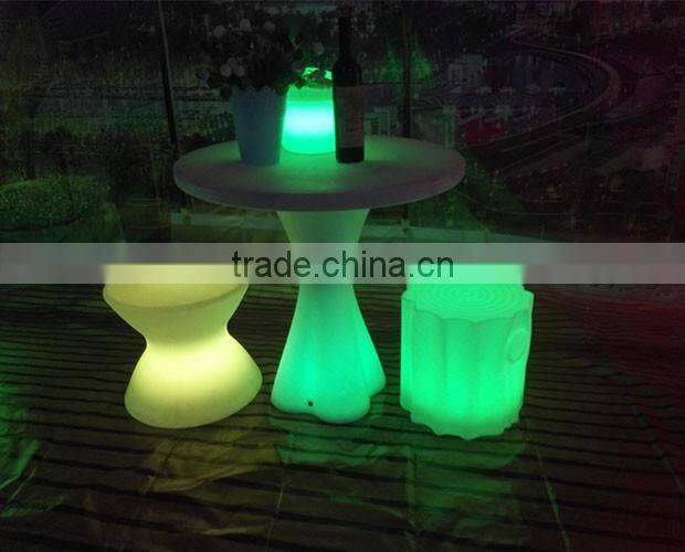 popular cheap party restaurant led luminous table and chairs for sale