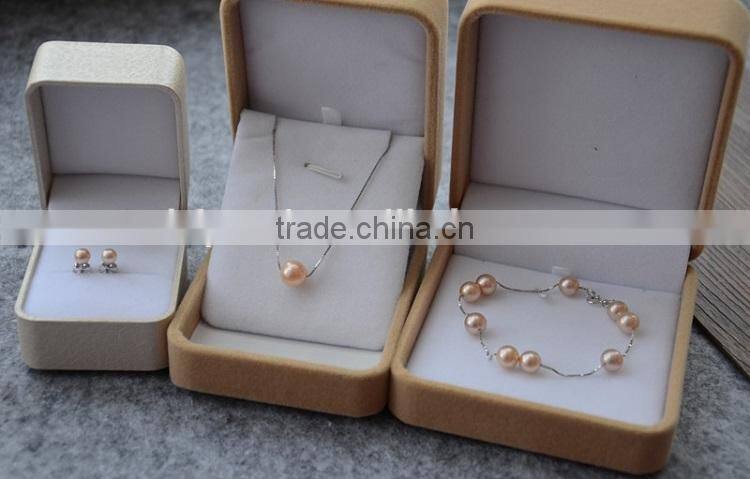 beautiful 4-5mm pink freshwater pearl jewelry sets