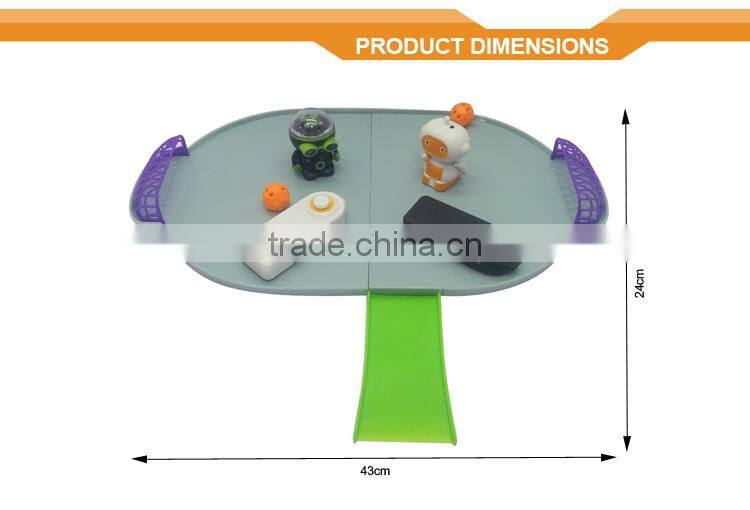 mini robot with football scenes perfect competition product remote control fighting robot toy educational robot kit