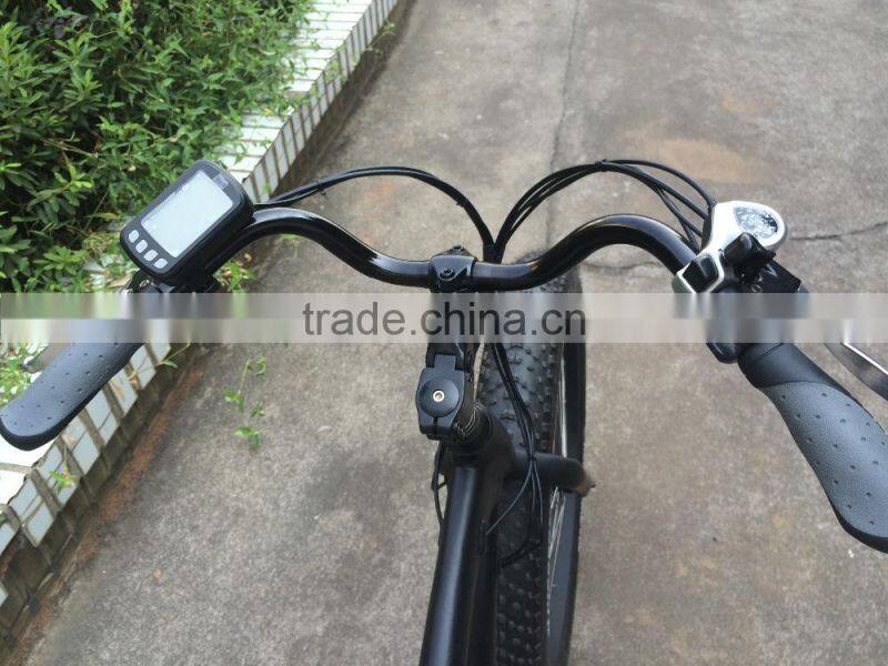 26" 7speed fat bike electric beach cruiser bicycle snow electric bike