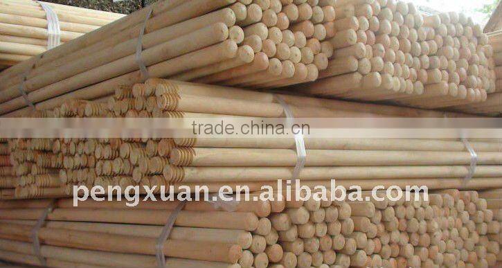 treated wooden poles from eucalyptus wood