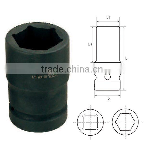 Pneumatic Socket Fractional and Metric Hex Driver Air Impact Socket