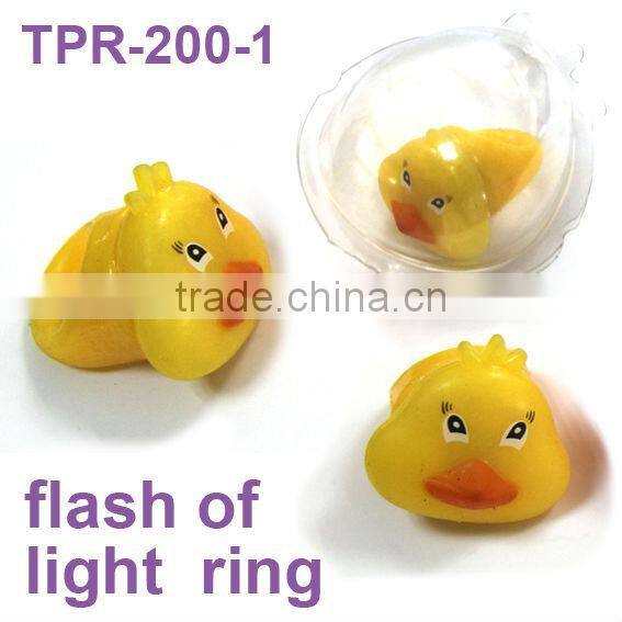 Christmas light up Ring/plastic toys /Christmas ring/ring with LED inside