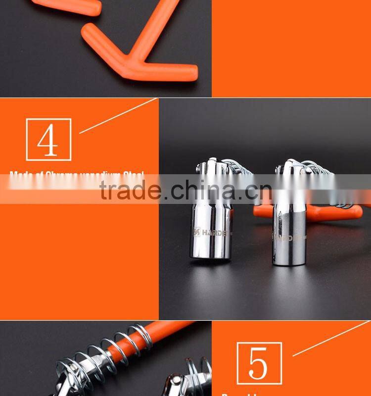 Chrome Vanadium Professional T Universal Spark Plug Socket Wrench Tool