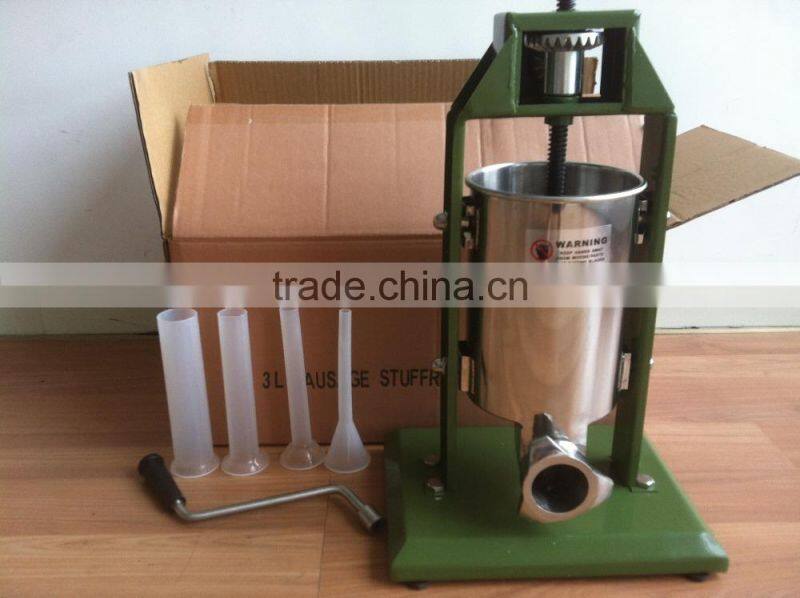 New Sausage Stuffer Vertical Stainless Steel 3L/7LB 5-7 Pound Meat Filler,Sausage Stuffer