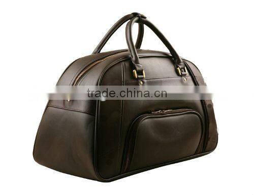 PU Leather Business Duffel Bag for Men