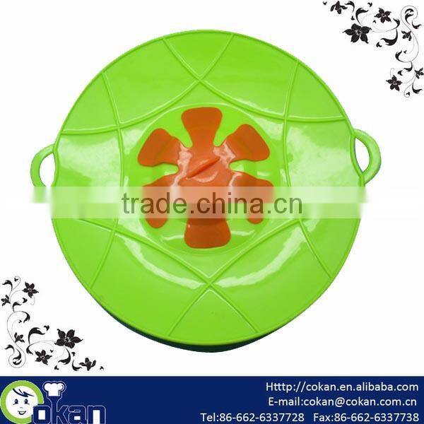 Silicon spill lid stopper ,Silicone Lid Stops Pots and Pans Spill Stopper 11.5" Silicone Pot