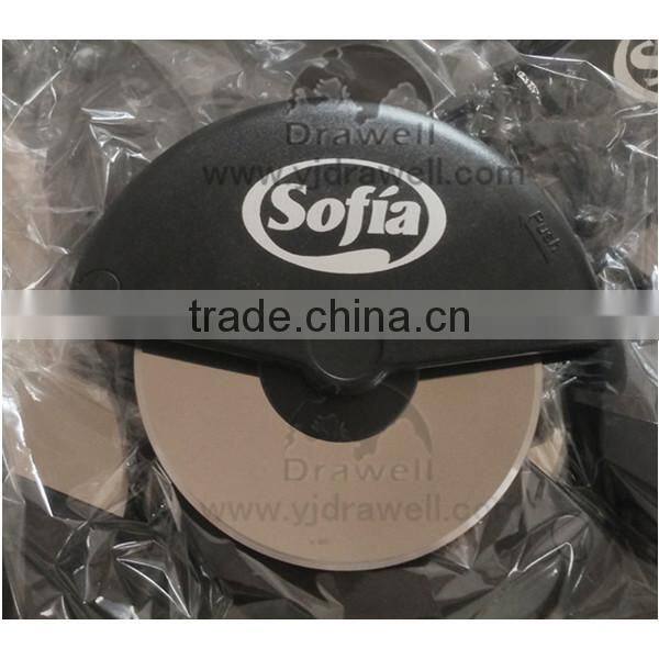 10 CM Customized Logo Print Stainless Steel pizza cutter