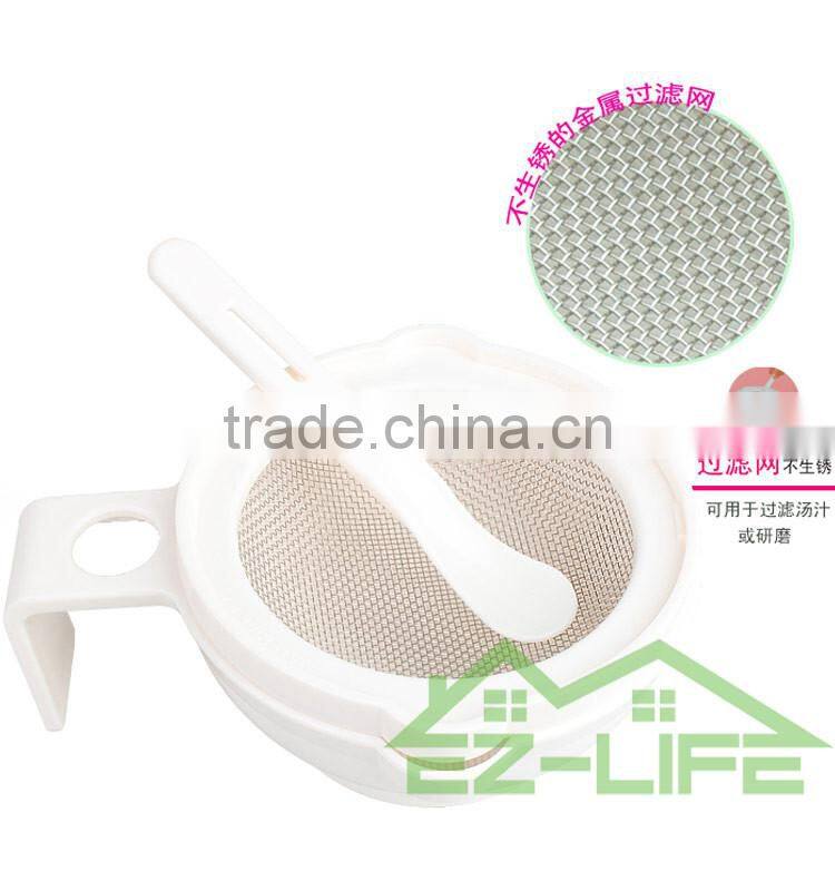 BPA free food grade plastic food processor for baby food maker and fruit grinder