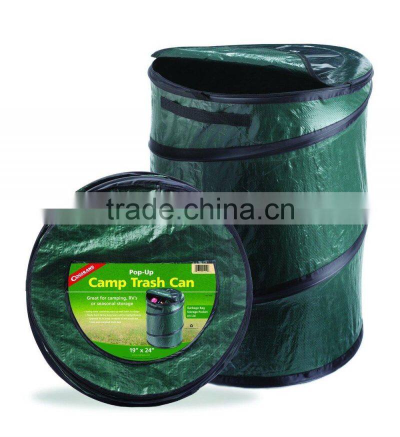 Cheap Trash Can/Collapsible Pop Up Camp Trash Can/Garden Waste Bag