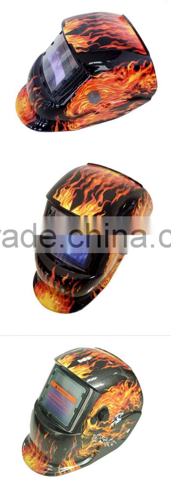 Auto darkening welding helmet custom