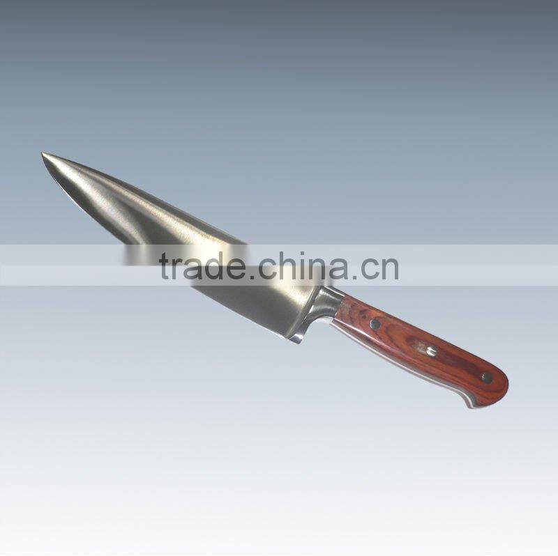 W-Y02 High Quality Taiyuan Steel Chef Knife With PP Handle And S/S Blade Customize Size