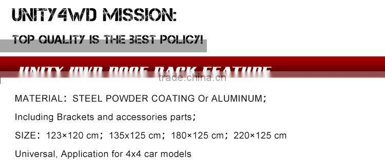 made in china UNITY Car Roof Luggage Rack aluminum car rack uaz 4x4