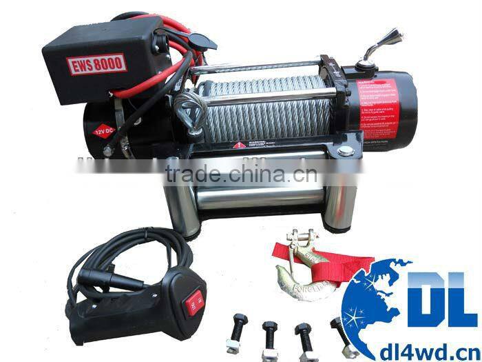 GZDL4WD car accessories 4wd vehicle recovery winch 12v electric winch